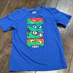 Teenage Mutant Ninja Turtles Kids Blue Graphic T-Shirt